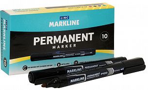 Маркер перманентный LINC PERMANENT 2,5—3,7 мм, черный, круглый
