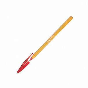 Ручка шариковая одноразовая  BIC Orange Fine 0,8 мм красная