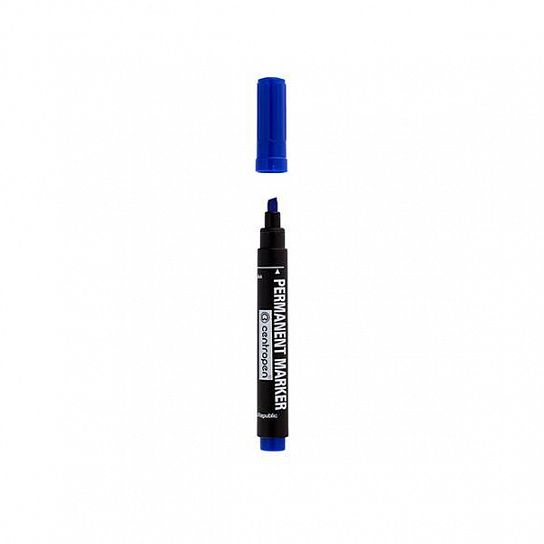 Маркер перманентный PERMANENT 1—4,6 мм, синий, скошенный