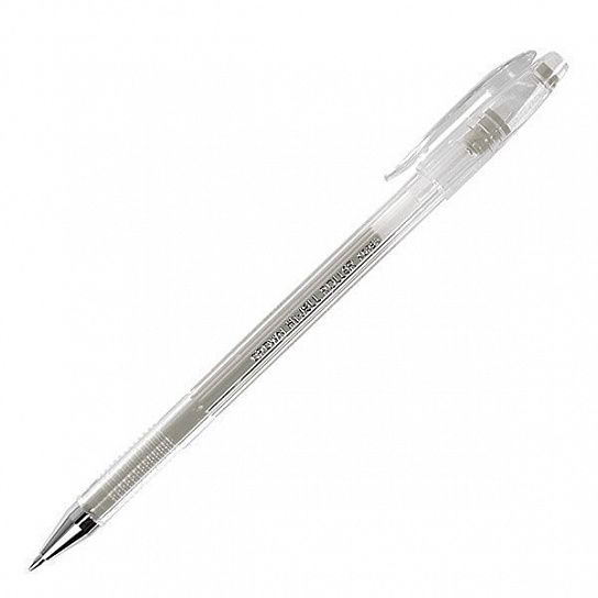 Ручка гелевая CROWN 0,7 мм серебряная
