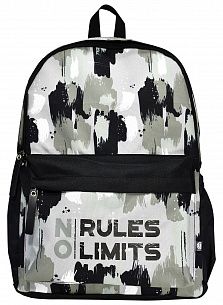 Рюкзак подростковый Schoolformat SOFT NO RULES 16,5 л черный 42х26х15 1 отделение универсальный