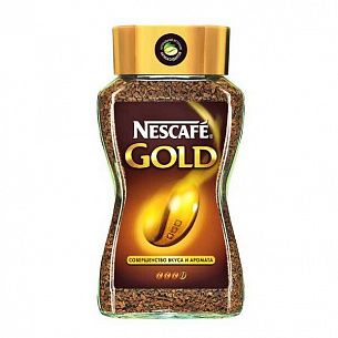 Кофе растворимый сублимированный Nescafe GOLD 190 г