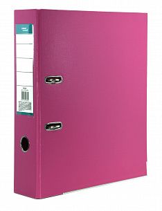 Папка-регистратор STANGER 75 мм двухстороннее покрытие PVC, розовая