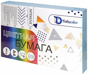 Бумага цветная Tintacolor, формат А4, 80 гр./м2, 500 листов, интенсив, цвет – синий