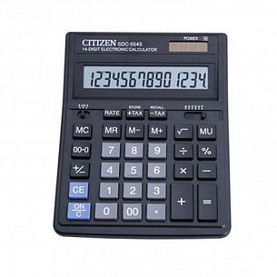 Калькулятор Citizen SDC-554S 14 разрядный настольный черный