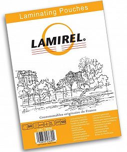 Пленка для ламинирования Lamirel А4 75 мкм глянц. 100 шт