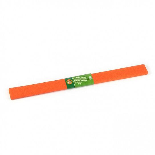 Бумага цветная крепированная KOH-I-NOOR оранжевая 50х200 см, 32 г/м2 в рулоне