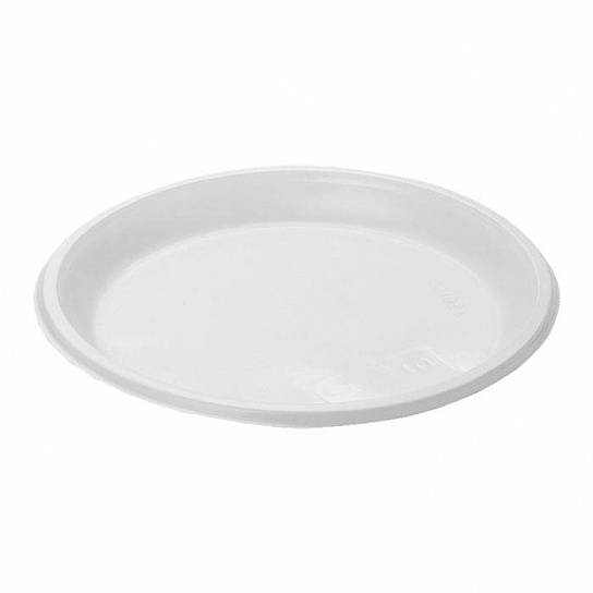 Тарелка белая, d=205мм
