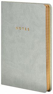 Книжка записная B6 128 листов линия LOREX VINTAGE мягкая обложка бирюзово-синяя