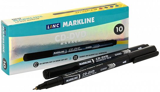 Маркер для CD LINC MARKLINE 0,4—0,7 мм, черный, круглый