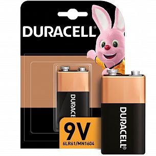 Батарейка Duracell КРОНА 6LR61 алкалиновая 9V 1 шт/упак