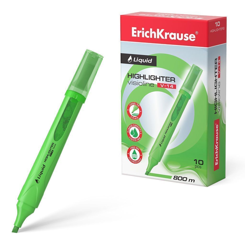   ErichKrause Liquid Visioline V-14 Neon, 14 , ,  