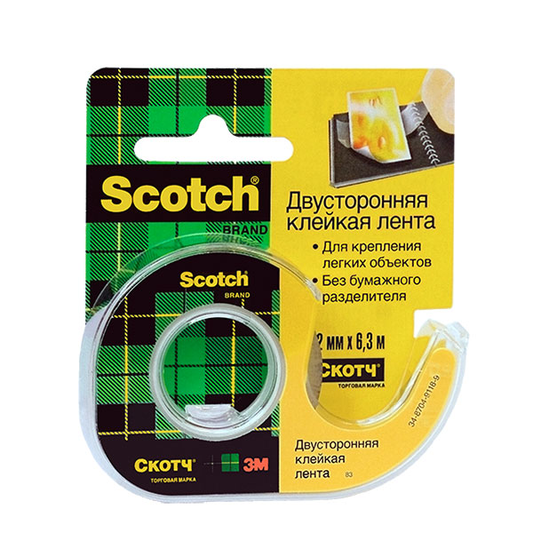 Двухстороння лента Scotch Двухстороння лента Scotch