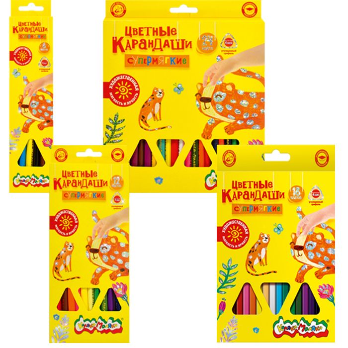 Новые карандаши от лидера рынка цветных карандашей России!
