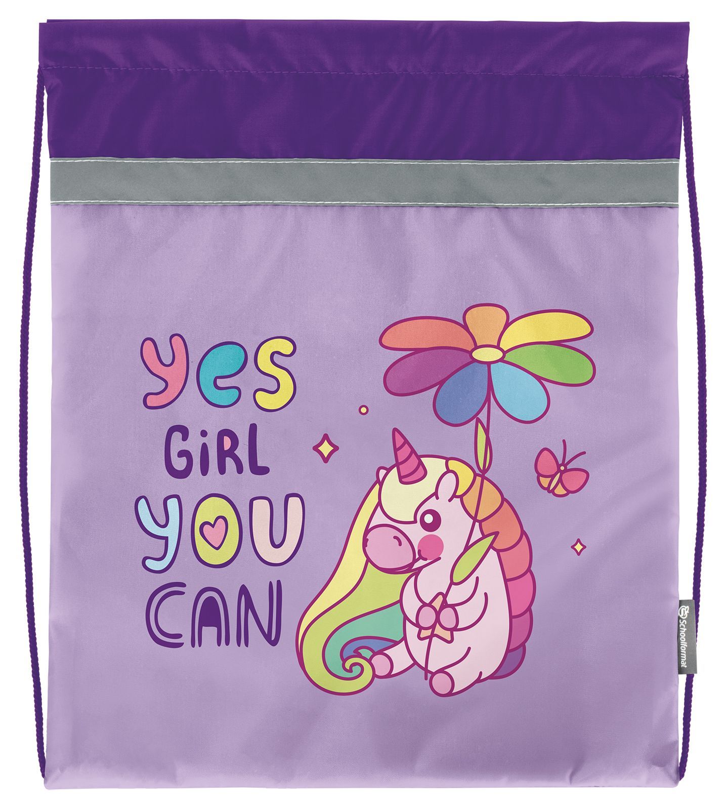 Мешок для обуви Schoolformat FAIRYTALE UNICORN 42х34 см, для девочек:  купить по низкой цене оптом или в розницу с доставкой