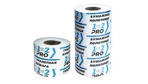 Туалетная бумага и полотенце в рулоне 1-2-PRO