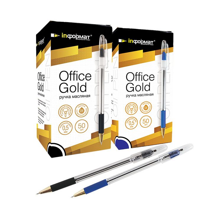 ВНИМАНИЕ, НОВИНКИ! В продажу поступили новые модели ручек Office Gold inФОРМАТ® с чернилами на масляной основе.