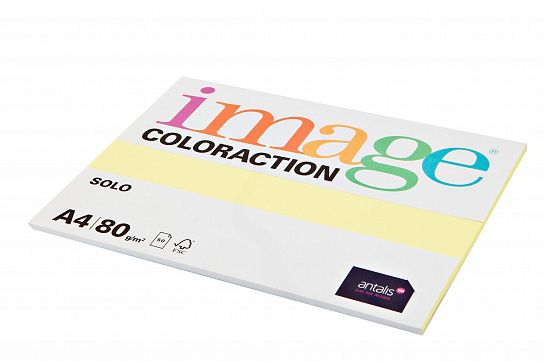 Бумага цветная IMAGE COLORACTION кремовая (80 г/м2, А4, 50 л.)