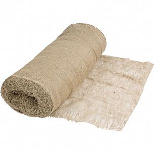 Мешковина д/пола  хлопок 1,1 м х 100 м корич.