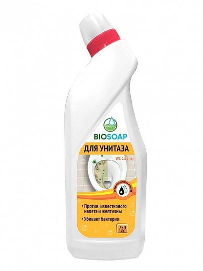 Чист.гель д/унитаз. BIOSOAP WC Cleaner 750 мл