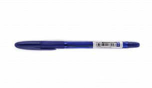 Ручка шариковая A-PLUS 0,7 мм синяя резиновый грип