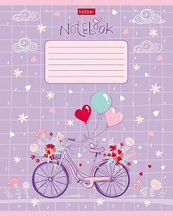 Тетрадь 24 л. клетка Хатбер ЗАМЕЧТАТЕЛЬНО! мелованный картон