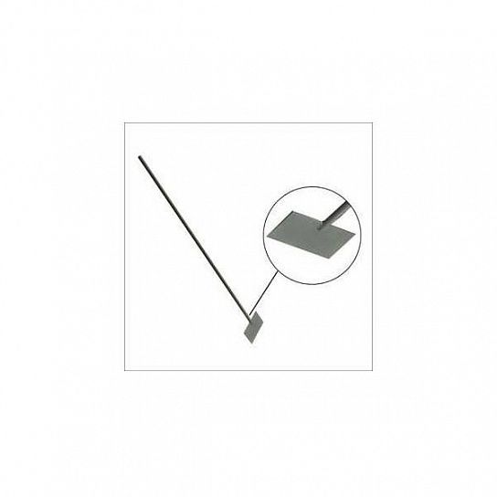 Ледоруб-скребок для удаления обледенений металл, 10х20 см, ручка 113см