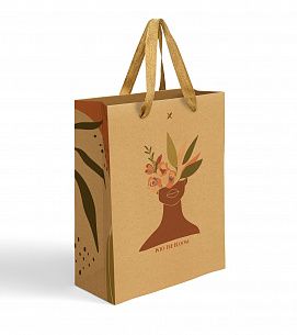 Пакет подарочный большой LOREX GIFT BAG серия BRIGHTEN UP 26х32х12 см