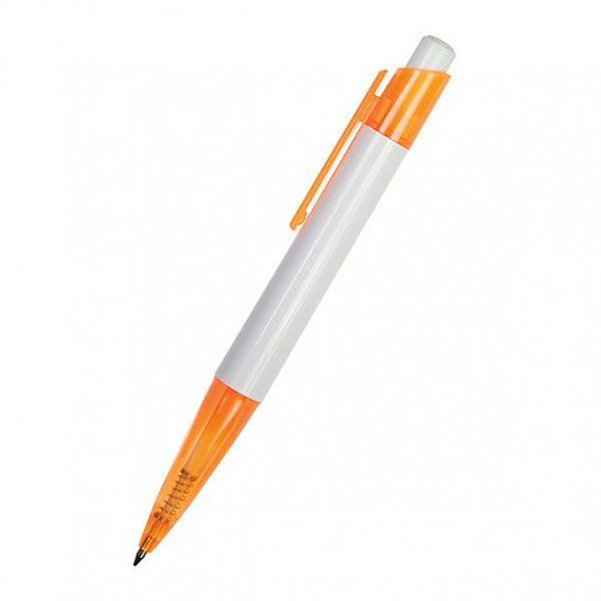 Ручка шариковая «Луиза», бело-оранжевая