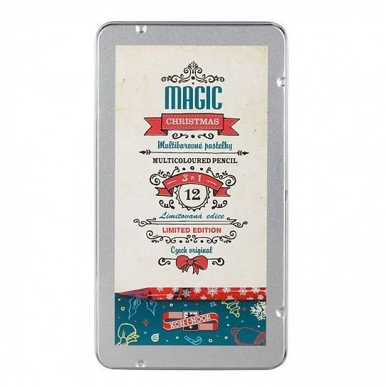 Карандаши цельнографитные цветные в лаке PROGRESSO MAGIC LIMITED EDITION 8772 12 шт