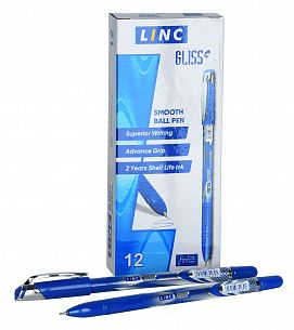 Ручка шариковая LINC GLISS 0,7 мм синяя