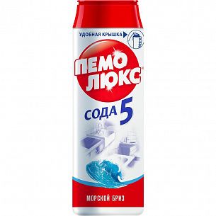 Чистящий порошок ПЕМОЛЮКС Морской бриз 480 г