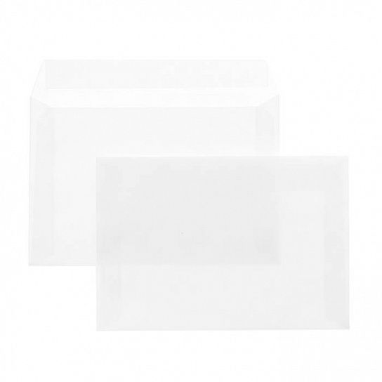 Конверт почтовый С5 (162х229), чистый, белый, стрип, внутренняя запечатка, 80 г/м2, 100 шт.