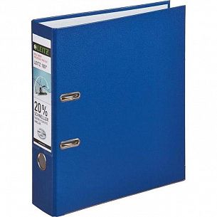 Папка-регистратор LEITZ L-1010 80 мм ламинация, синяя