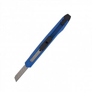 Нож канцелярский LITE  9 мм пластик фиксатор ассорти