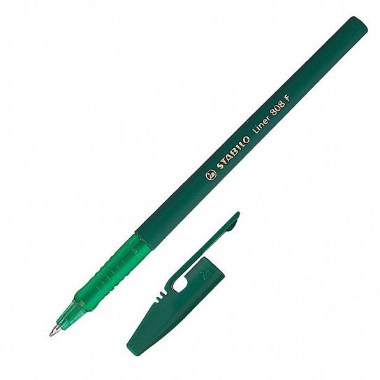 Ручка шариковая Liner 808 0,7 мм зеленая