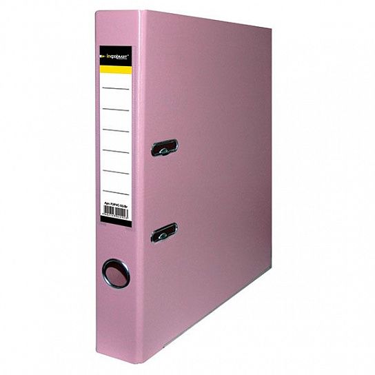Регистратор PVC 2-сторонний 55, розовый, съемный механизм