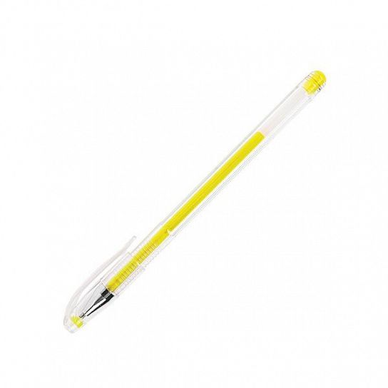 Ручка гелевая CROWN 0,7 мм желтая