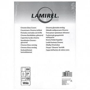 Обложка для переплета LAMIREL CHROMO А4 картон 230 г/м2, черный 100 шт