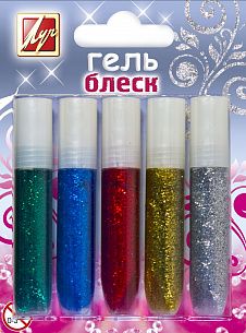 Гель БЛЕСК 5 мл, 5 цветов