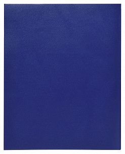 Тетрадь 96 листов INFORMAT А4 в клетку, обложка бумвинил, на скрепке, синяя