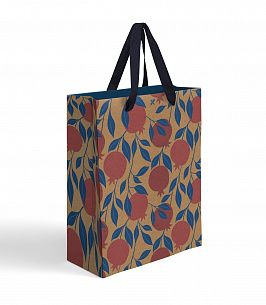 Пакет подарочный малый LOREX GIFT BAG серия POMERGRANATE 18х23х10 см