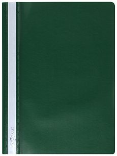 Папка-скоросшиватель INFORMAT А4, зеленая, пластик 150 мкм, карман для маркировки
