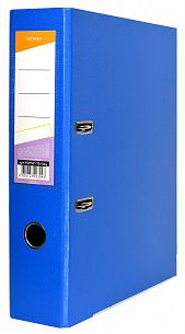 Папка-регистратор INFORMAT 75 мм двухстороннее покрытие PVC, ярко-синяя