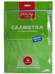 Салфетка универс. 30*30 микрофибра, цветная