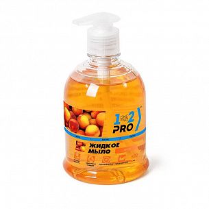 Жидкое мыло 1-2-PRO персик 500 мл