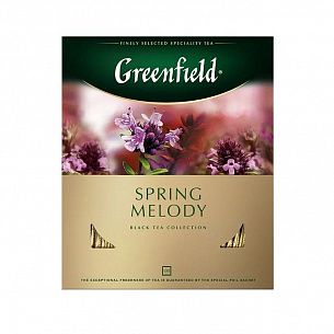 Greenfield Spring Melody Чай черный в пакетиках 100 шт бестселлер