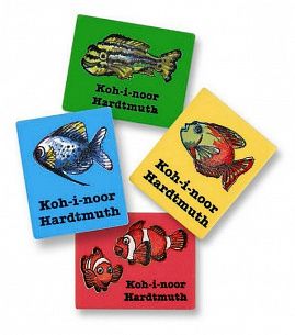 Ластик Koh-I-Noor ANIMALS 6200 35,5х28,5х10 мм ассорти мягкий