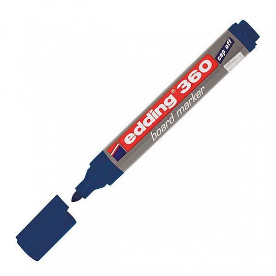 Маркер для досок EDDING BOARD 1,5-3 мм синий круглый