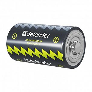 Батарейки DEFENDER LR14-2B C алкалиновые 1,5 V блистер